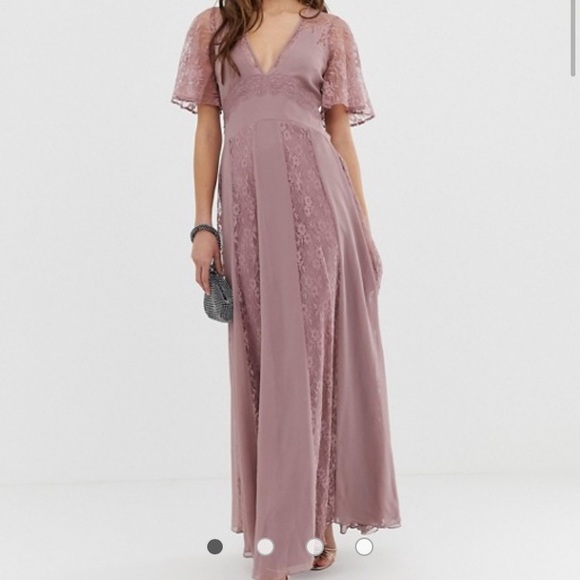 mauve dress asos